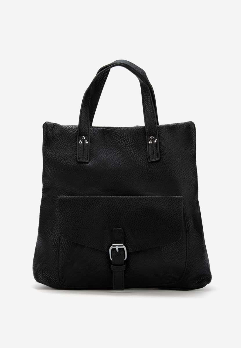 Czarny plecak damska Saranea