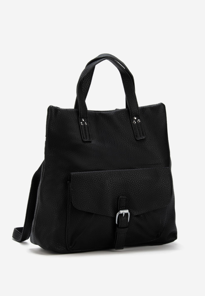 Czarny plecak damska Saranea