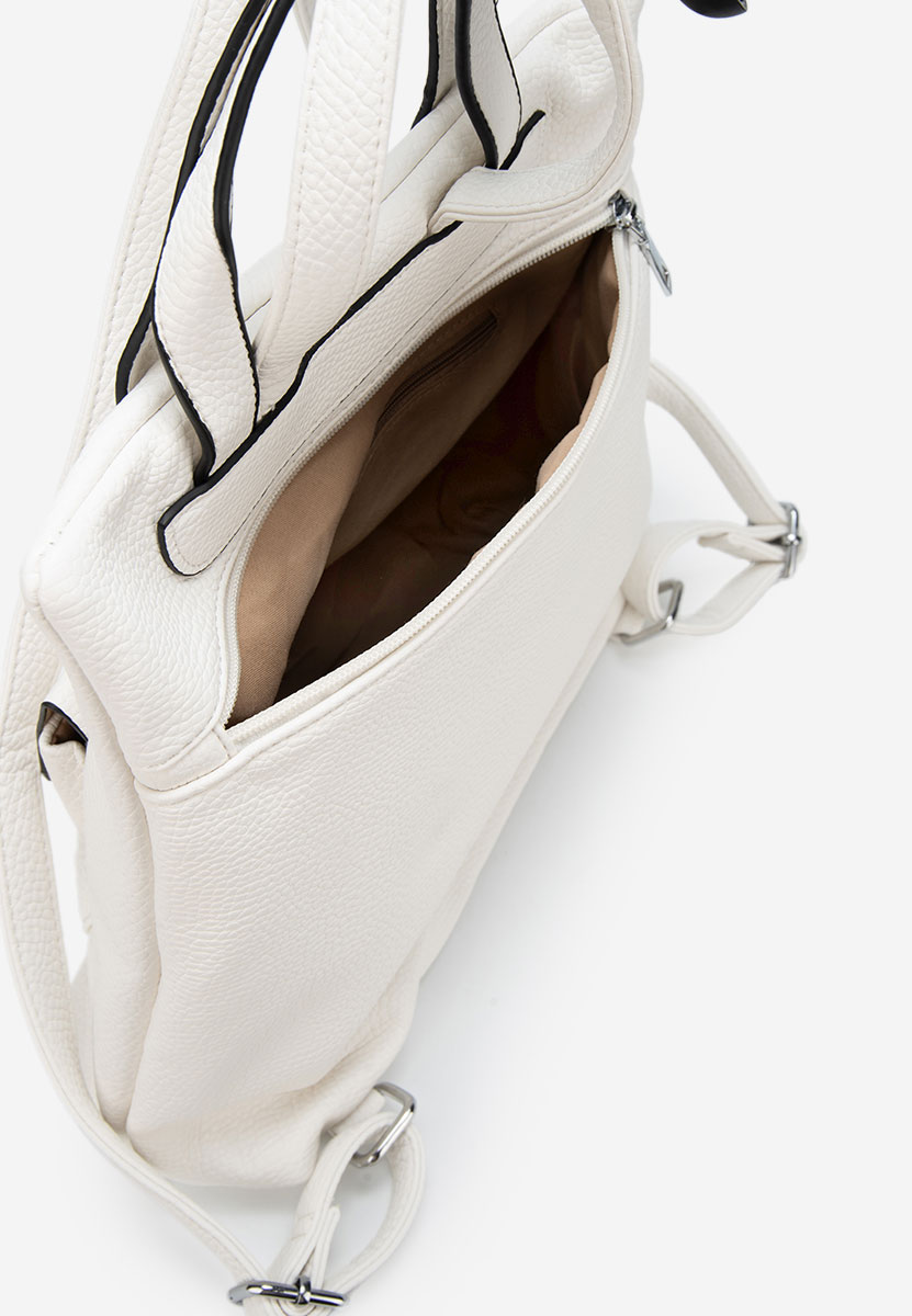 Białe plecak damska Saranea