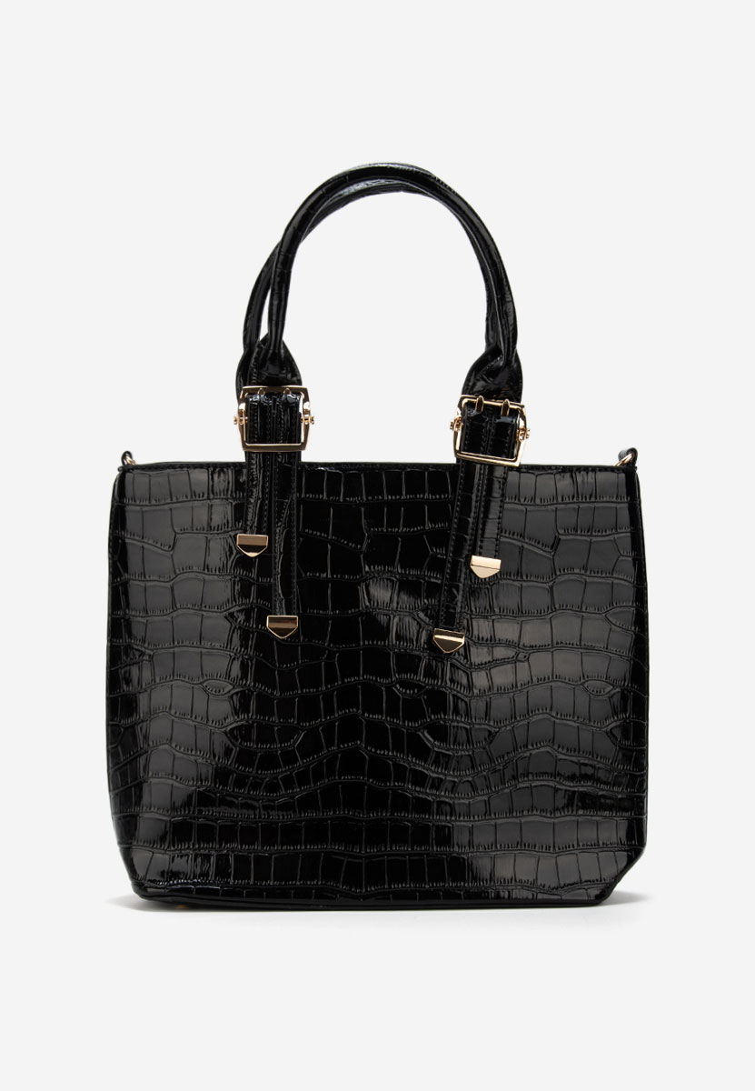 Czarna torebka do ręki Fenda