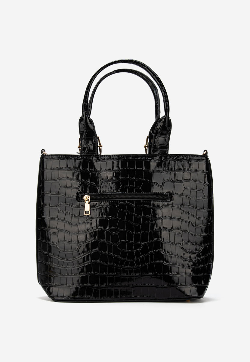 Czarna torebka do ręki Fenda