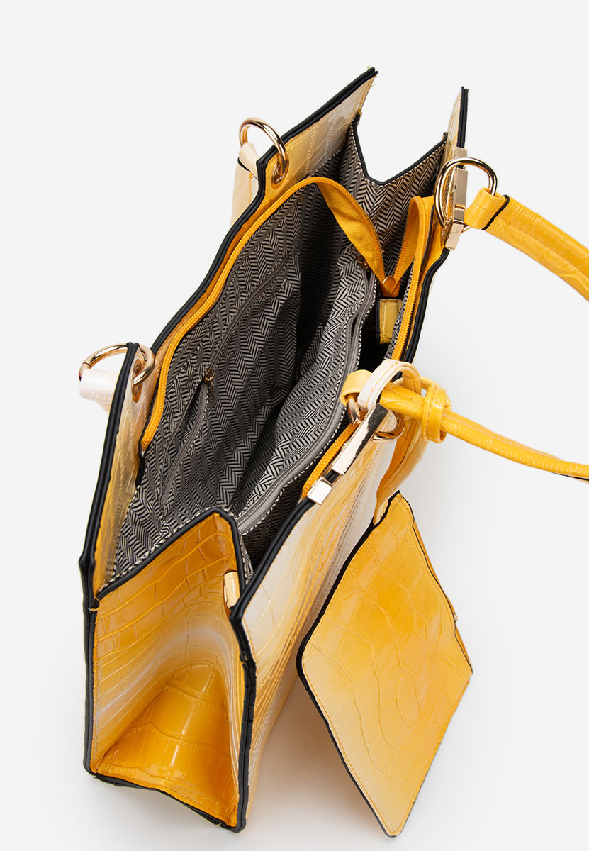 Żółte torebka do ręki Alesanda