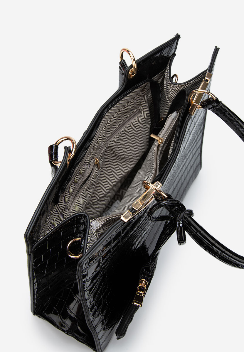 Czarna torebka do ręki Alesanda