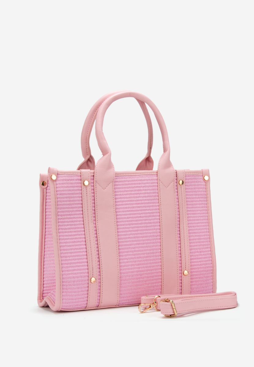 Różowe torebka do ręki Roanda