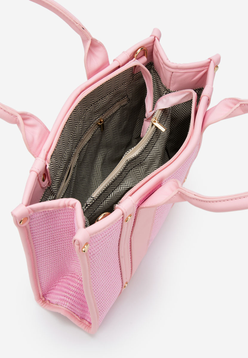 Różowe torebka do ręki Roanda