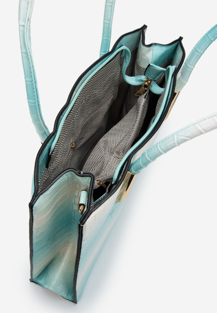 Zielone torebka do ręki Teodoria