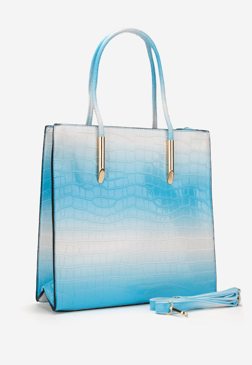 Niebieskie torebka do ręki Teodoria