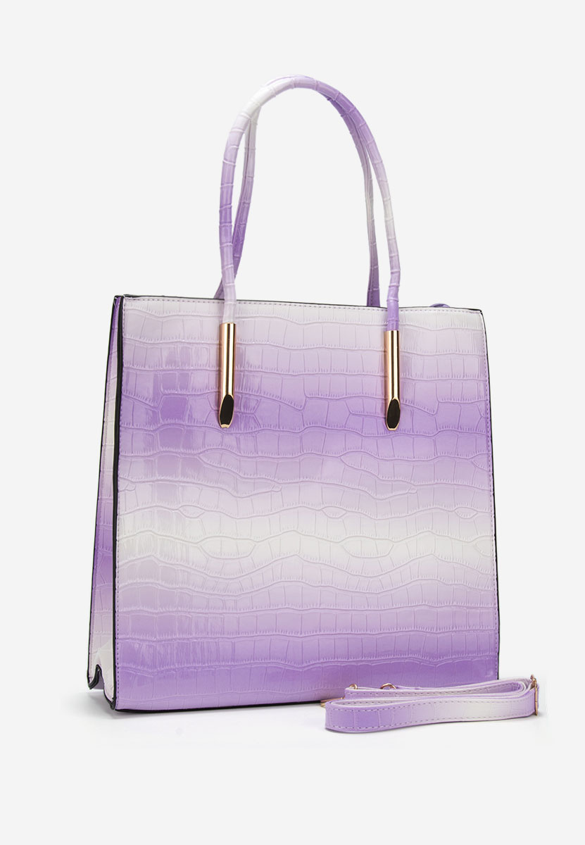 Fioletowe torebka do ręki Teodoria