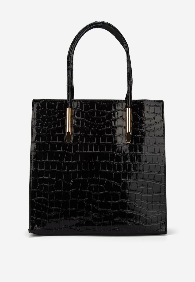 Czarna torebka do ręki Teodoria