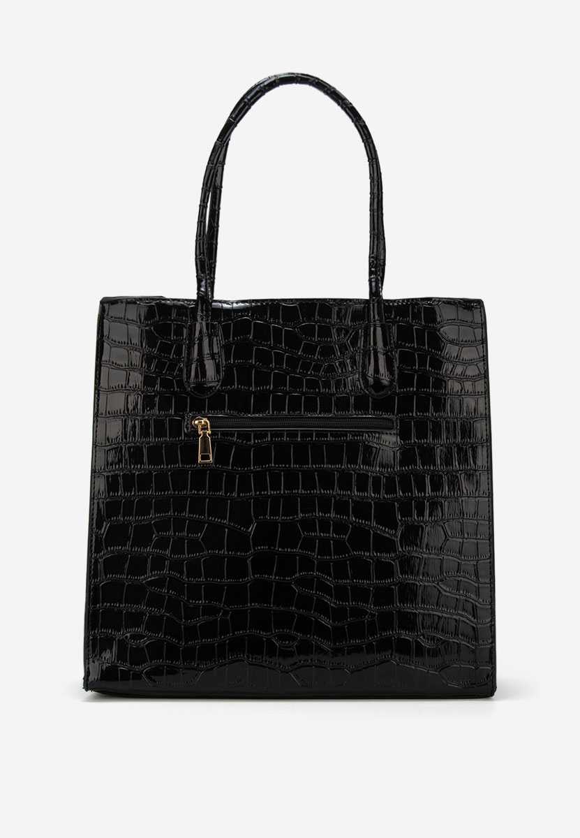 Czarna torebka do ręki Teodoria