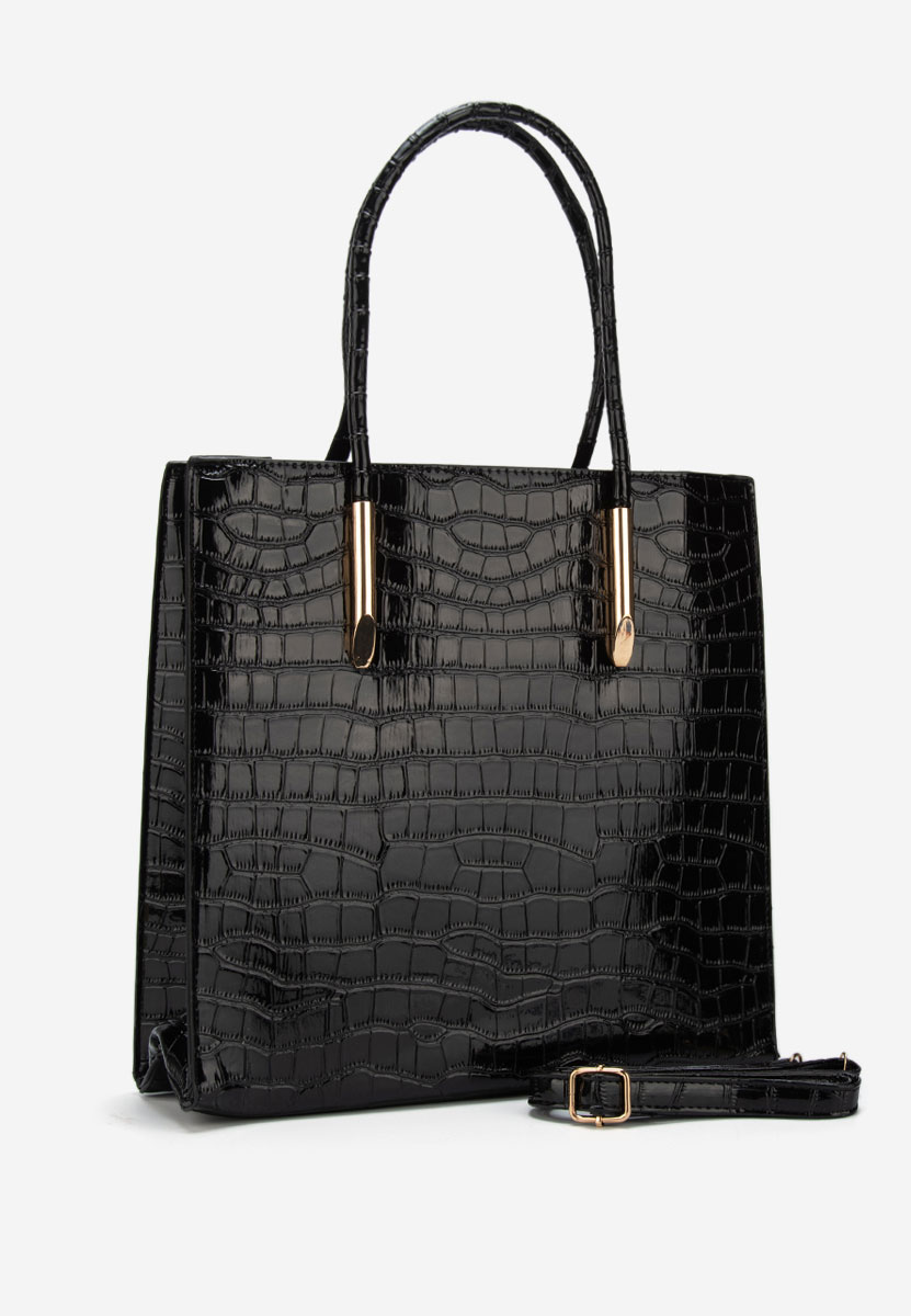 Czarna torebka do ręki Teodoria