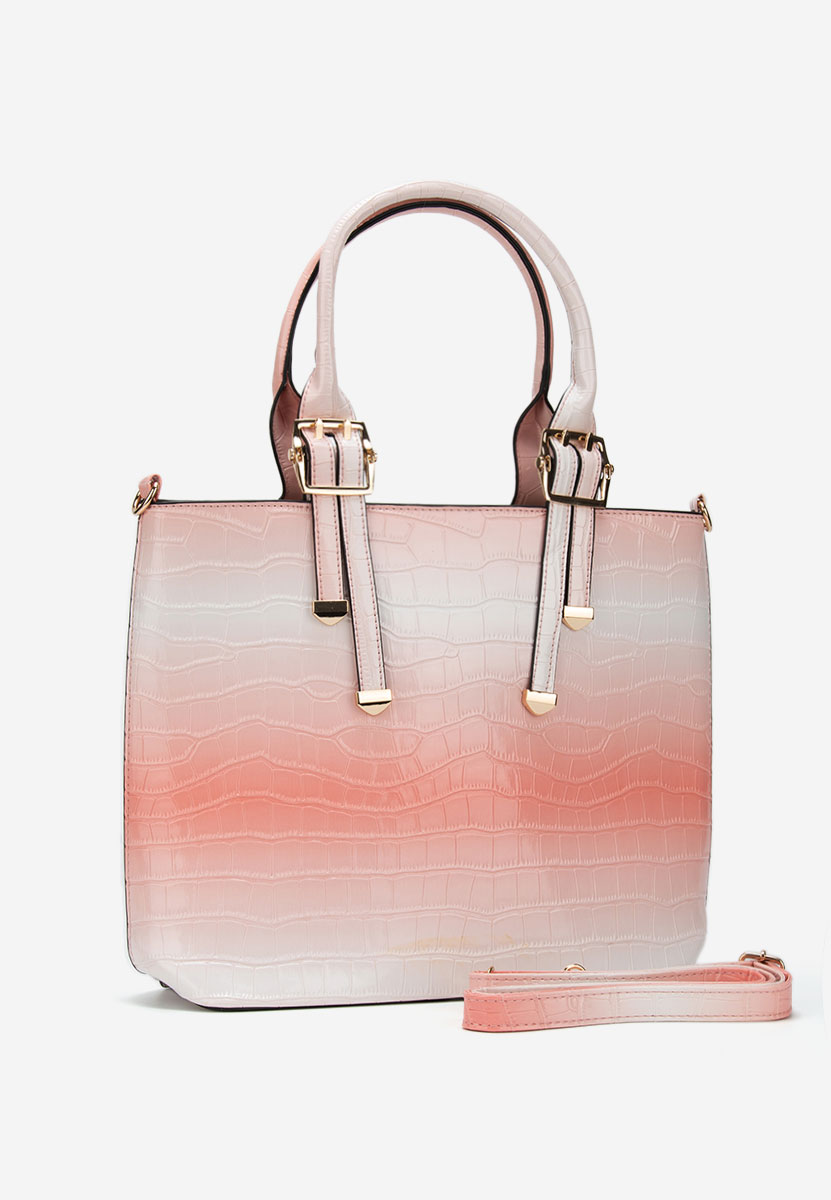 Różowe torebka do ręki Fenda