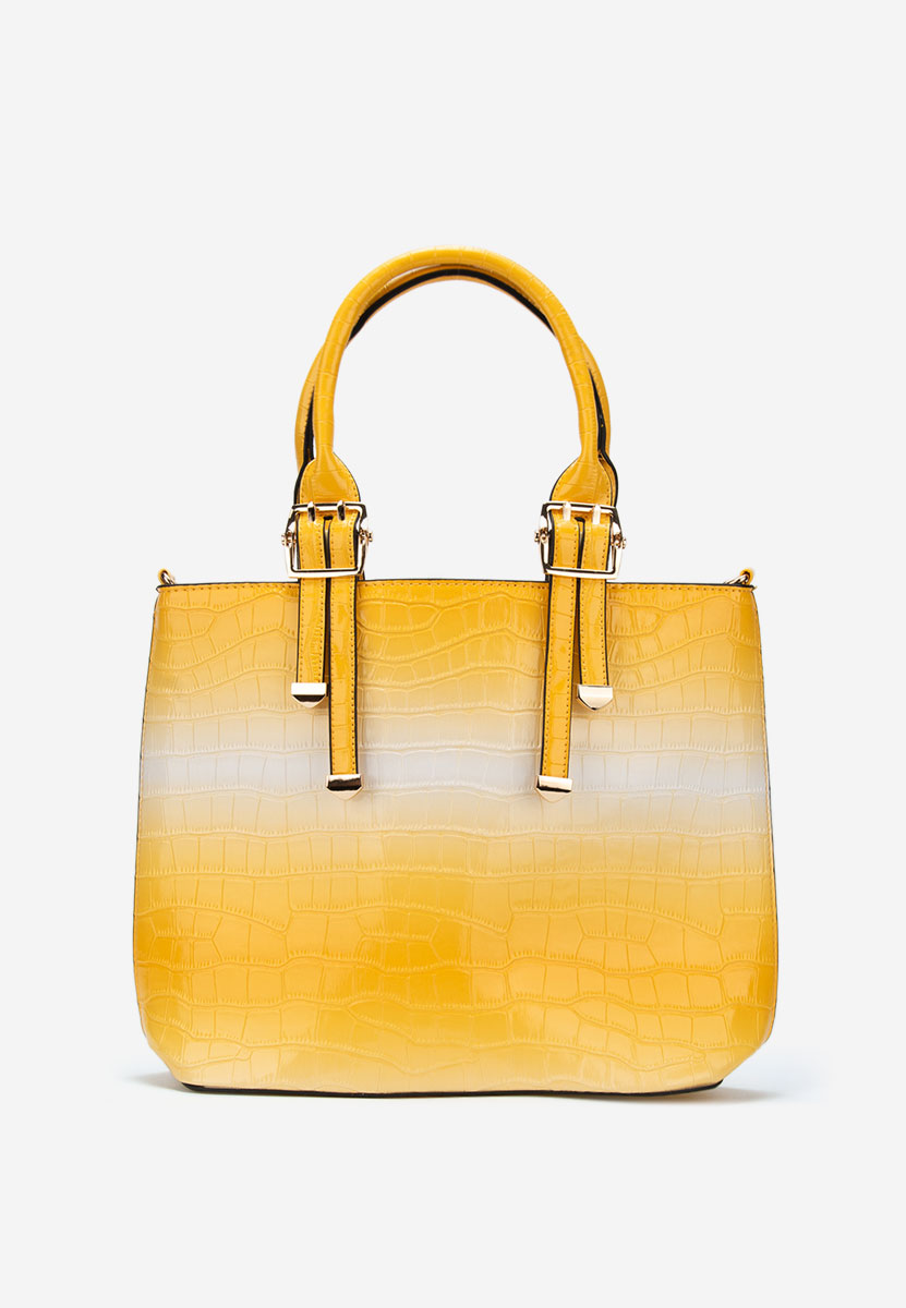 Żółte torebka do ręki Fenda