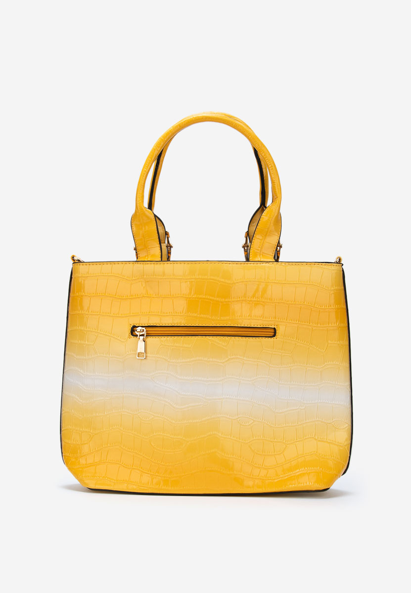 Żółte torebka do ręki Fenda