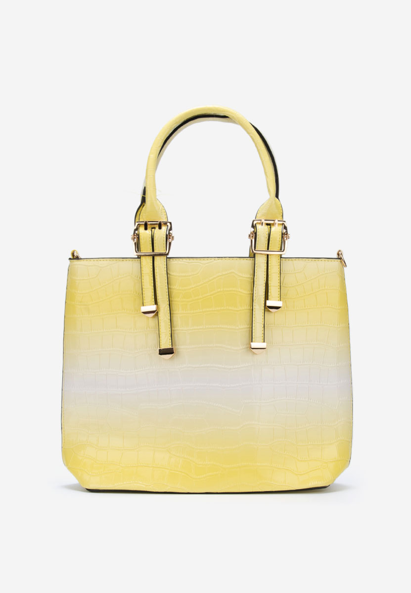 Żółte torebka do ręki Fenda V2 a