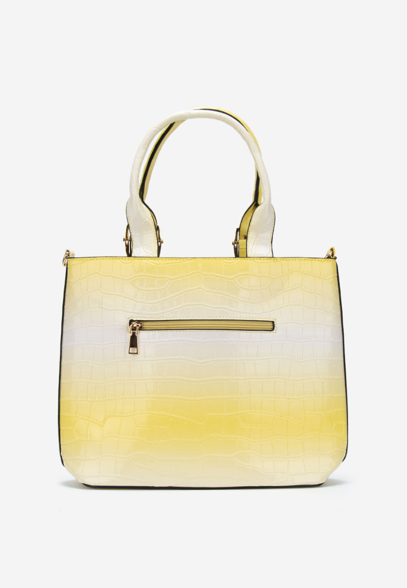 Żółte torebka do ręki Fenda V2 a