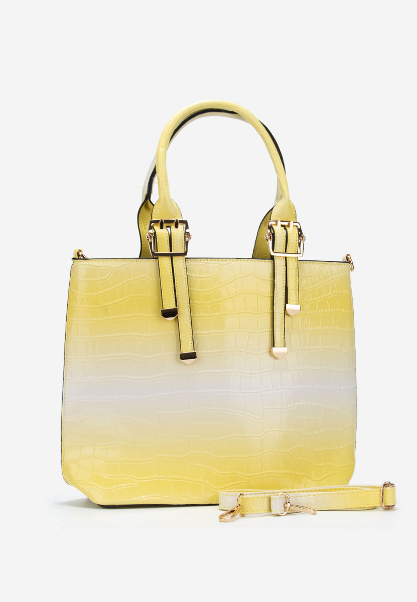 Żółte torebka do ręki Fenda V2 a