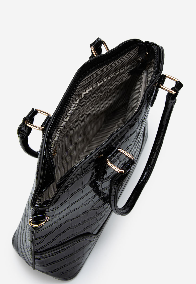 Czarna torebka do ręki Jannia