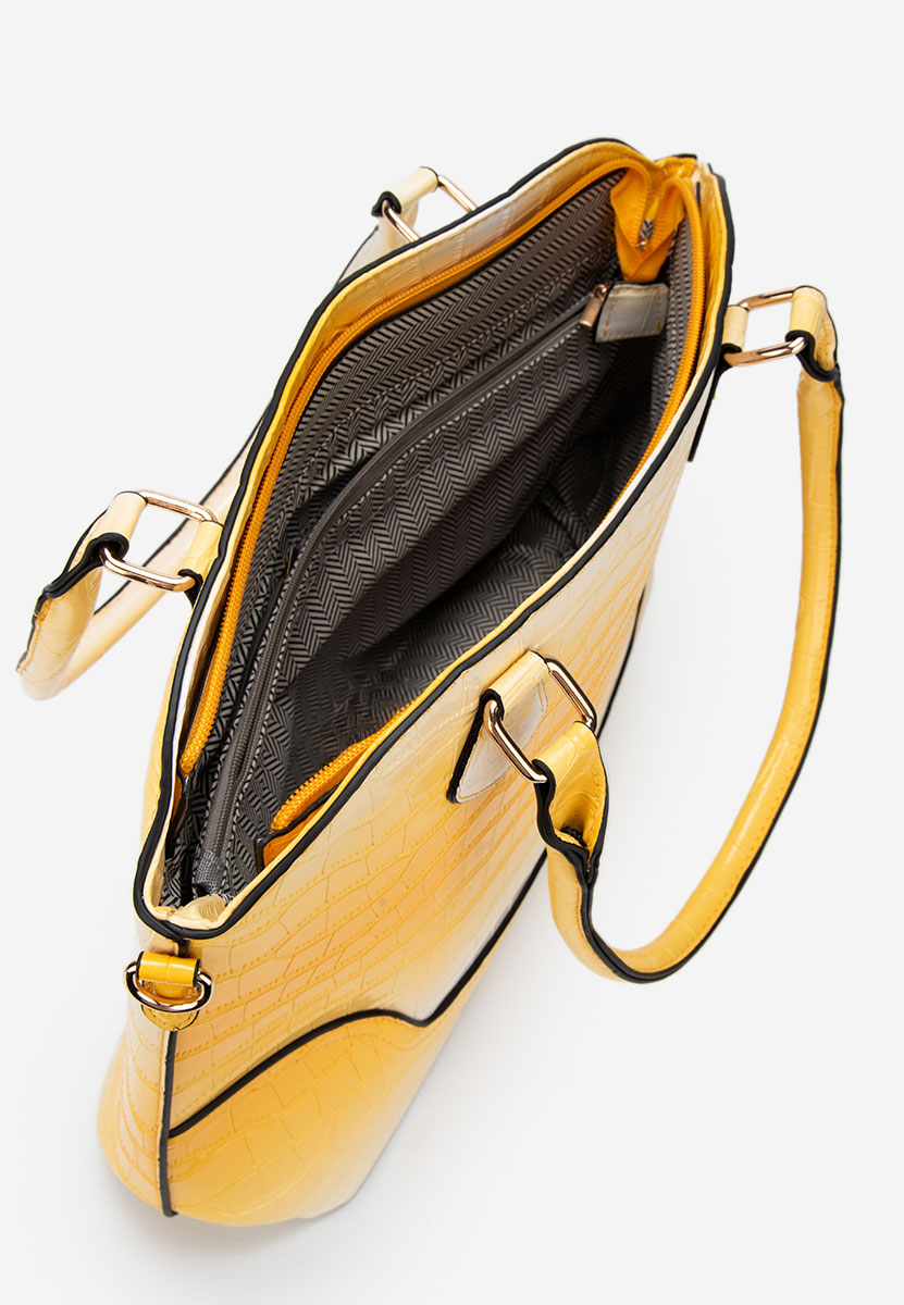 Żółte torebka do ręki Jannia