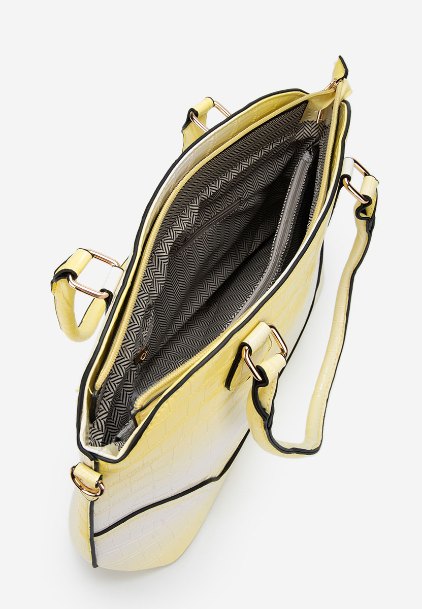 Żółte torebka do ręki Jannia V2