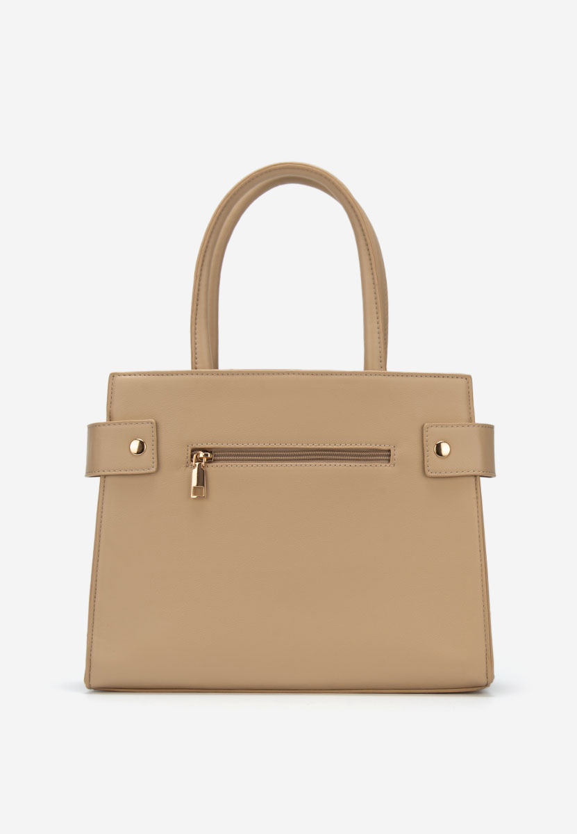 Khaki torebka do biura Fendia