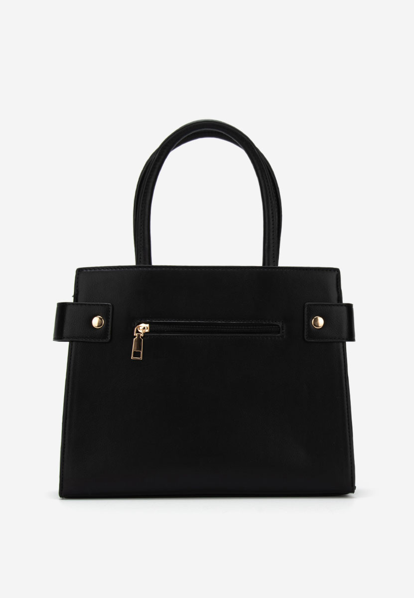 Czarna torebka do biura Fendia