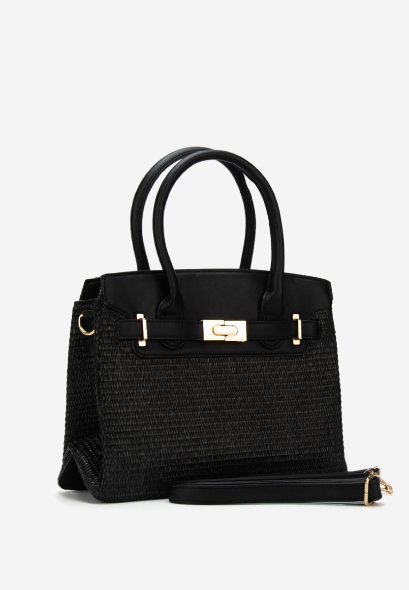 Czarna torebka do ręki Lubiana