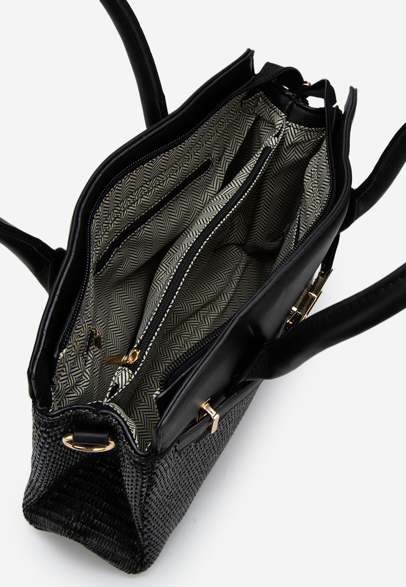 Czarna torebka do ręki Lubiana