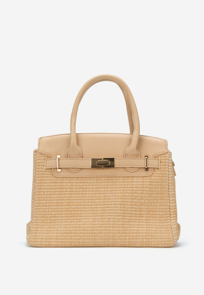 Khaki torebka do ręki Lubiana