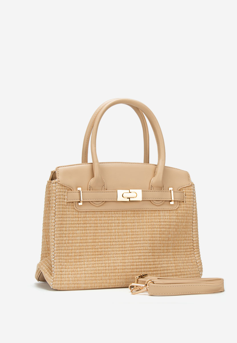 Khaki torebka do ręki Lubiana