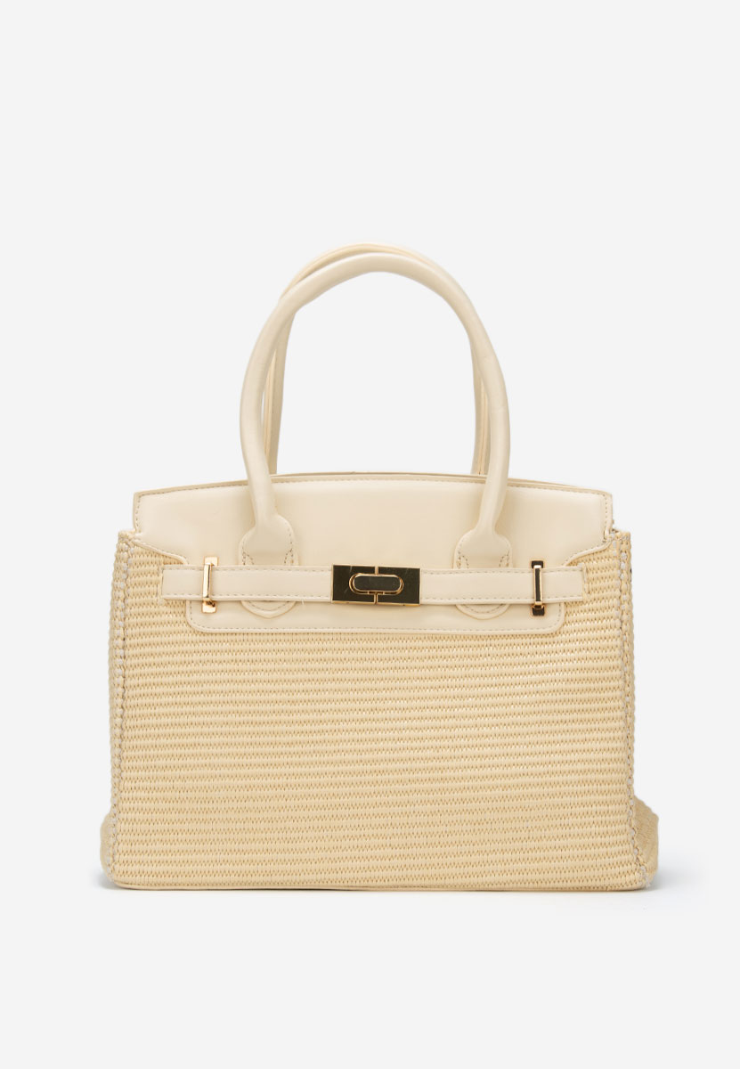 Beżowe torebka do ręki Lubiana