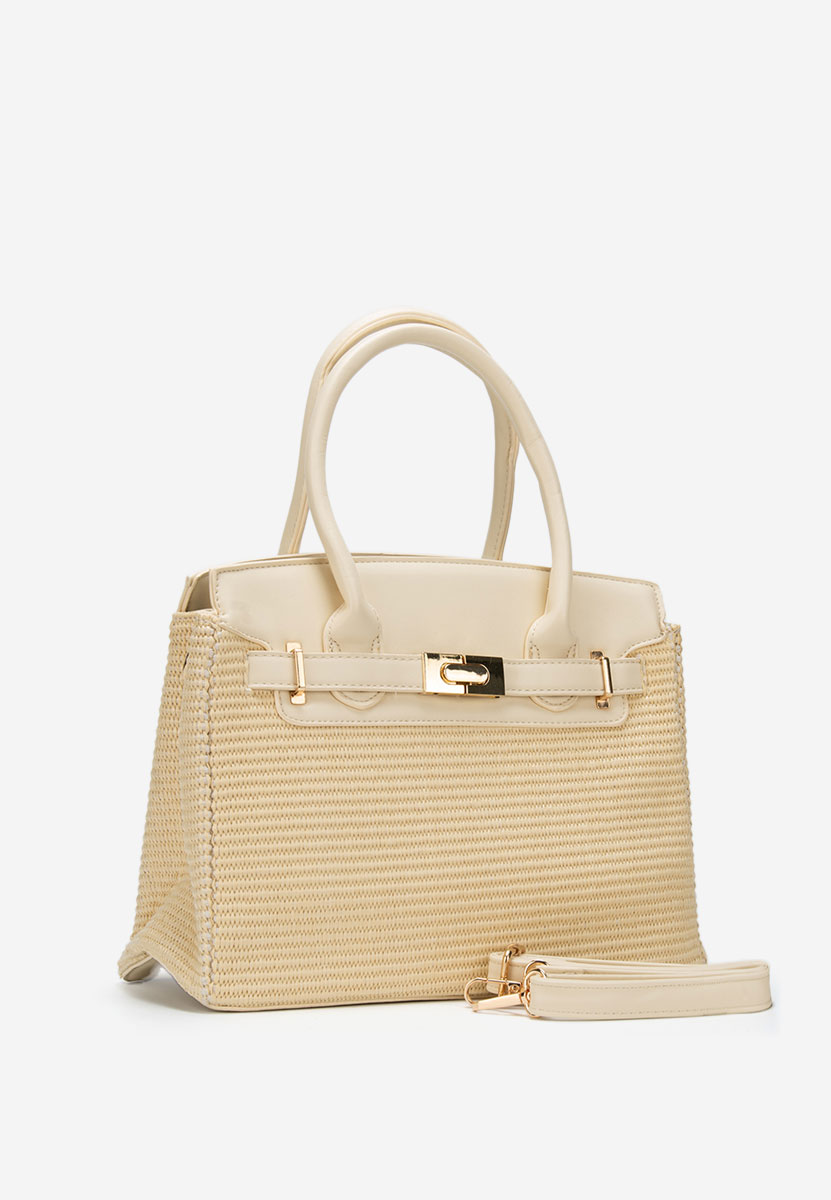 Beżowe torebka do ręki Lubiana