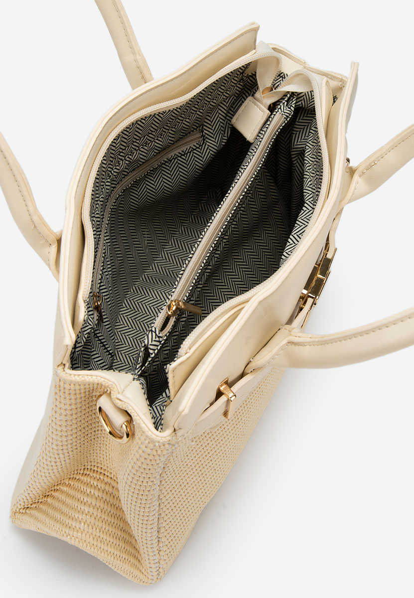 Beżowe torebka do ręki Lubiana