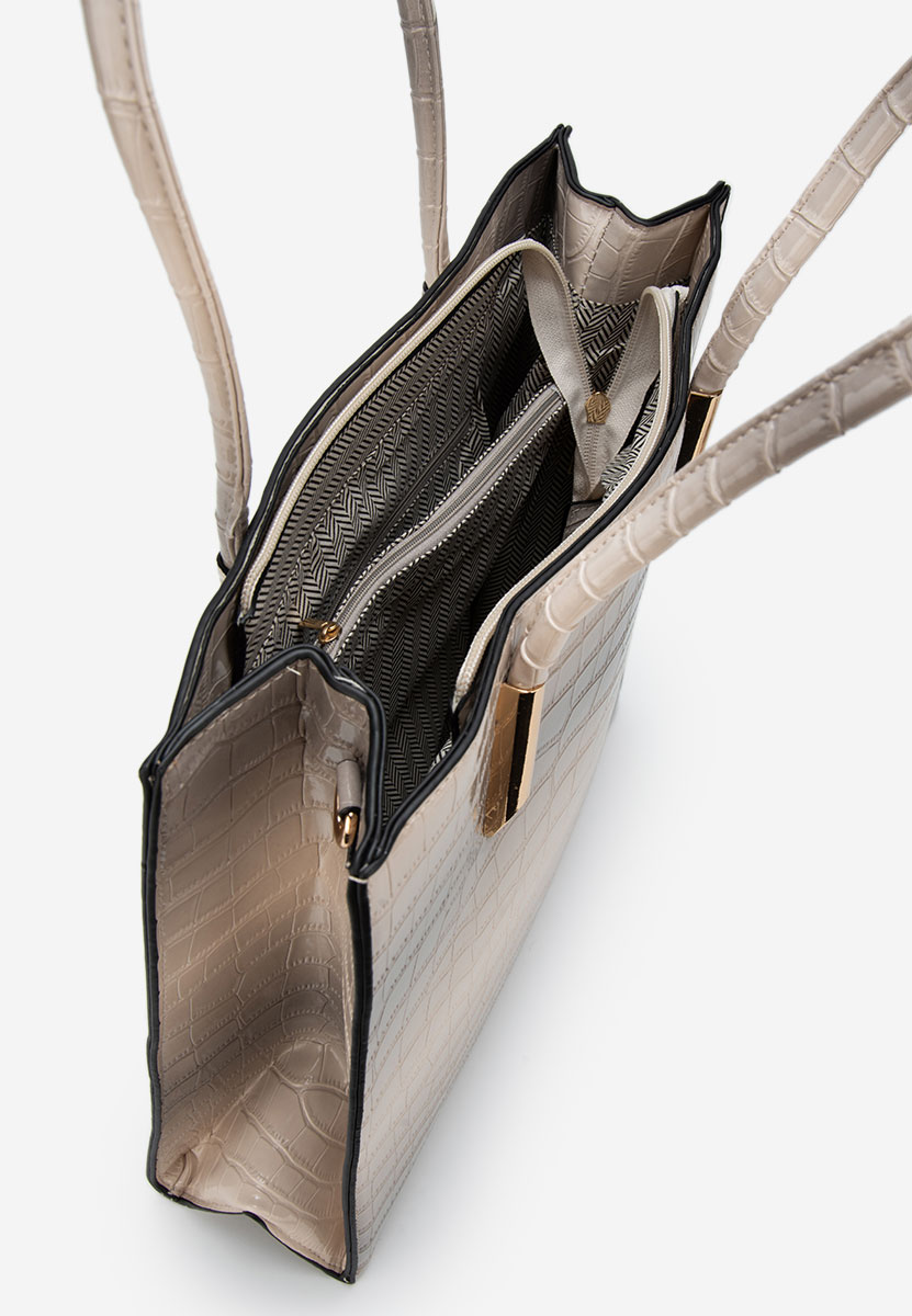 Beżowe torebka do ręki Teodoria