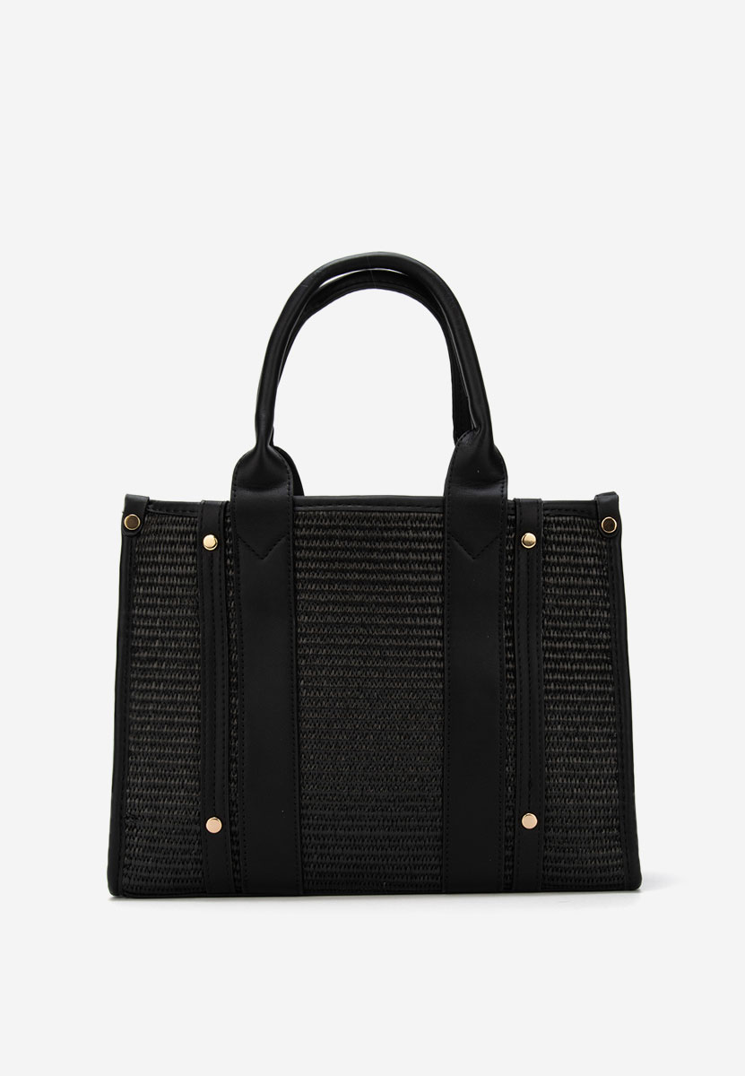 Czarna torebka do ręki Roanda