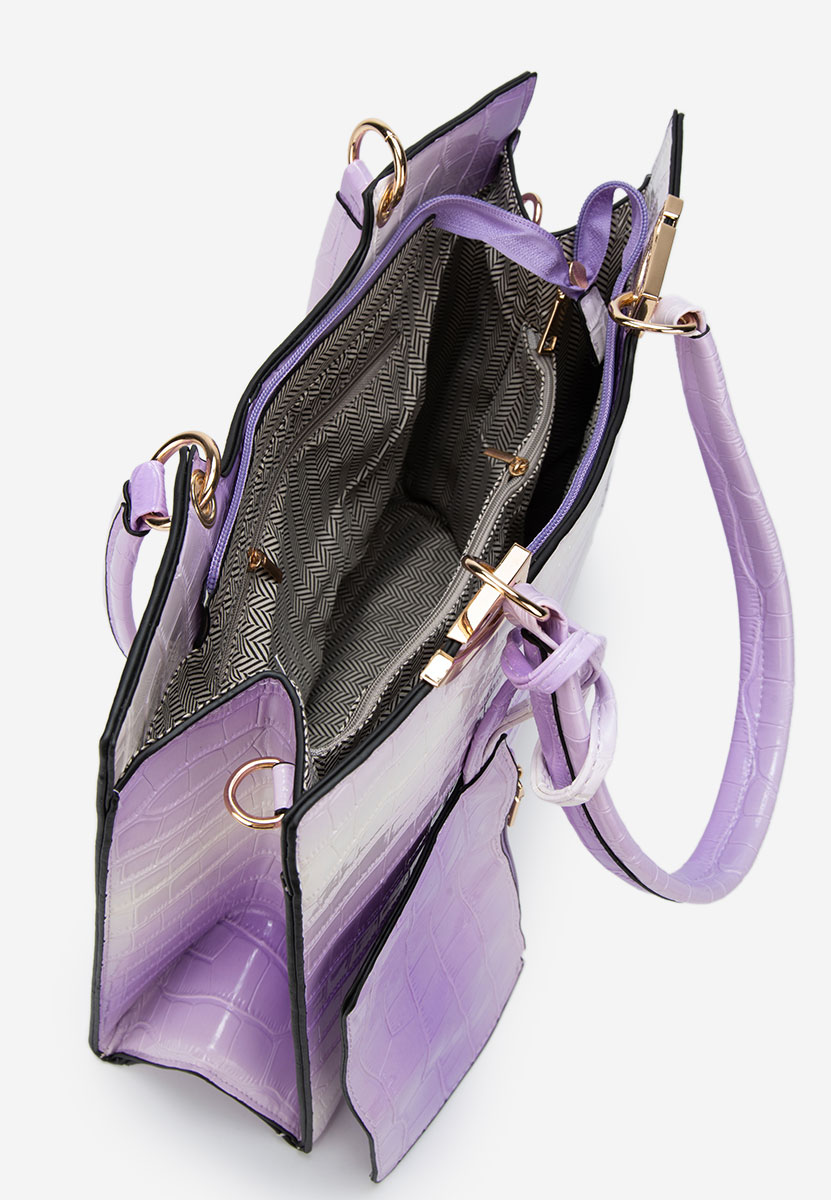 Fioletowe torebka do ręki Alesanda