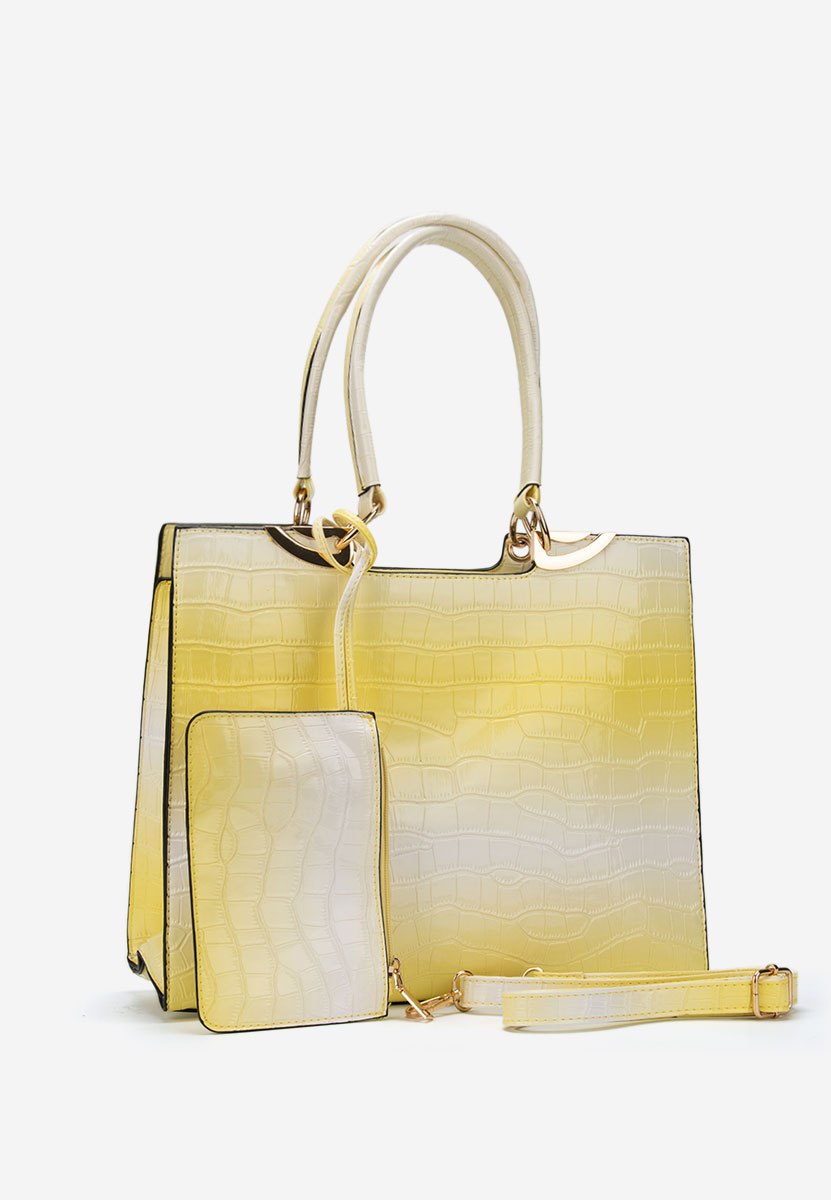 Żółte torebka do ręki Alesanda V2