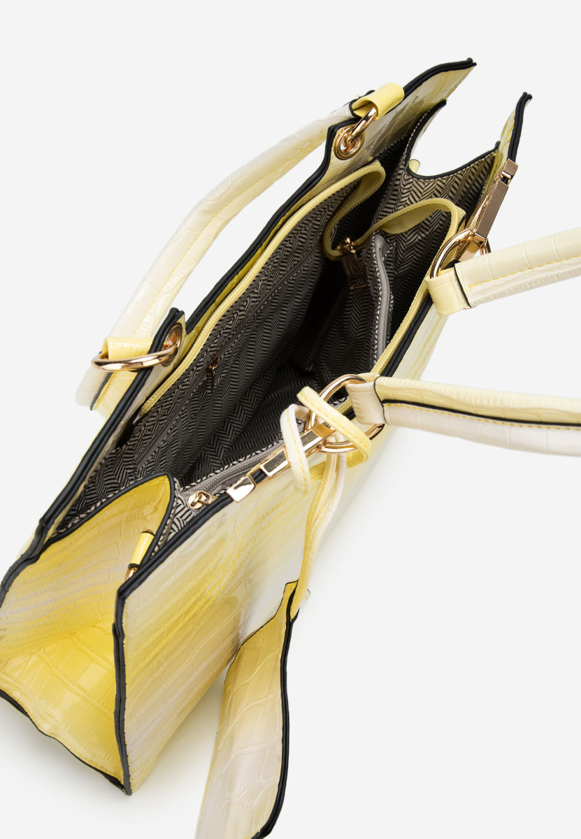 Żółte torebka do ręki Alesanda V2