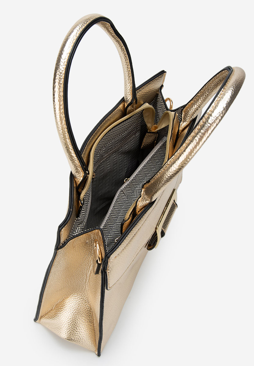 Złote torebka do ręki Kanelia