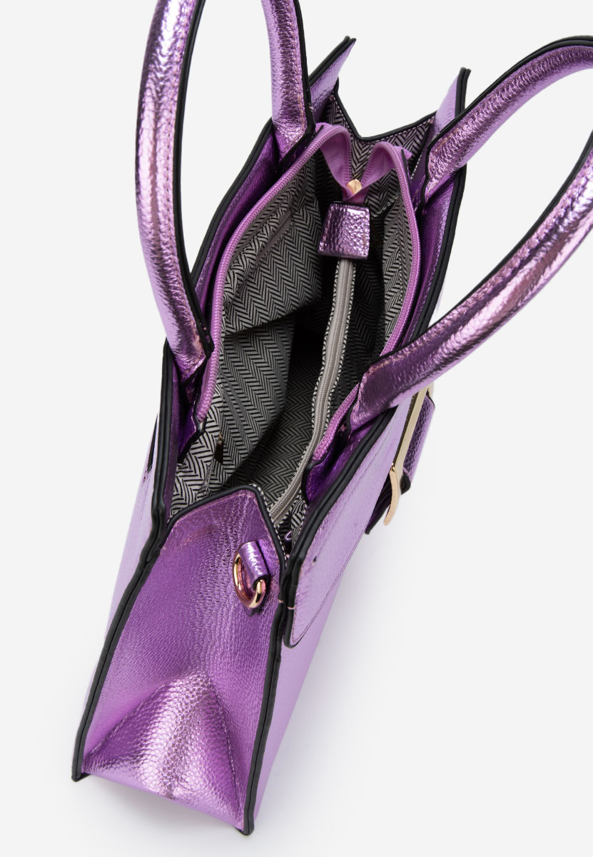 Fioletowe torebka do ręki Kanelia