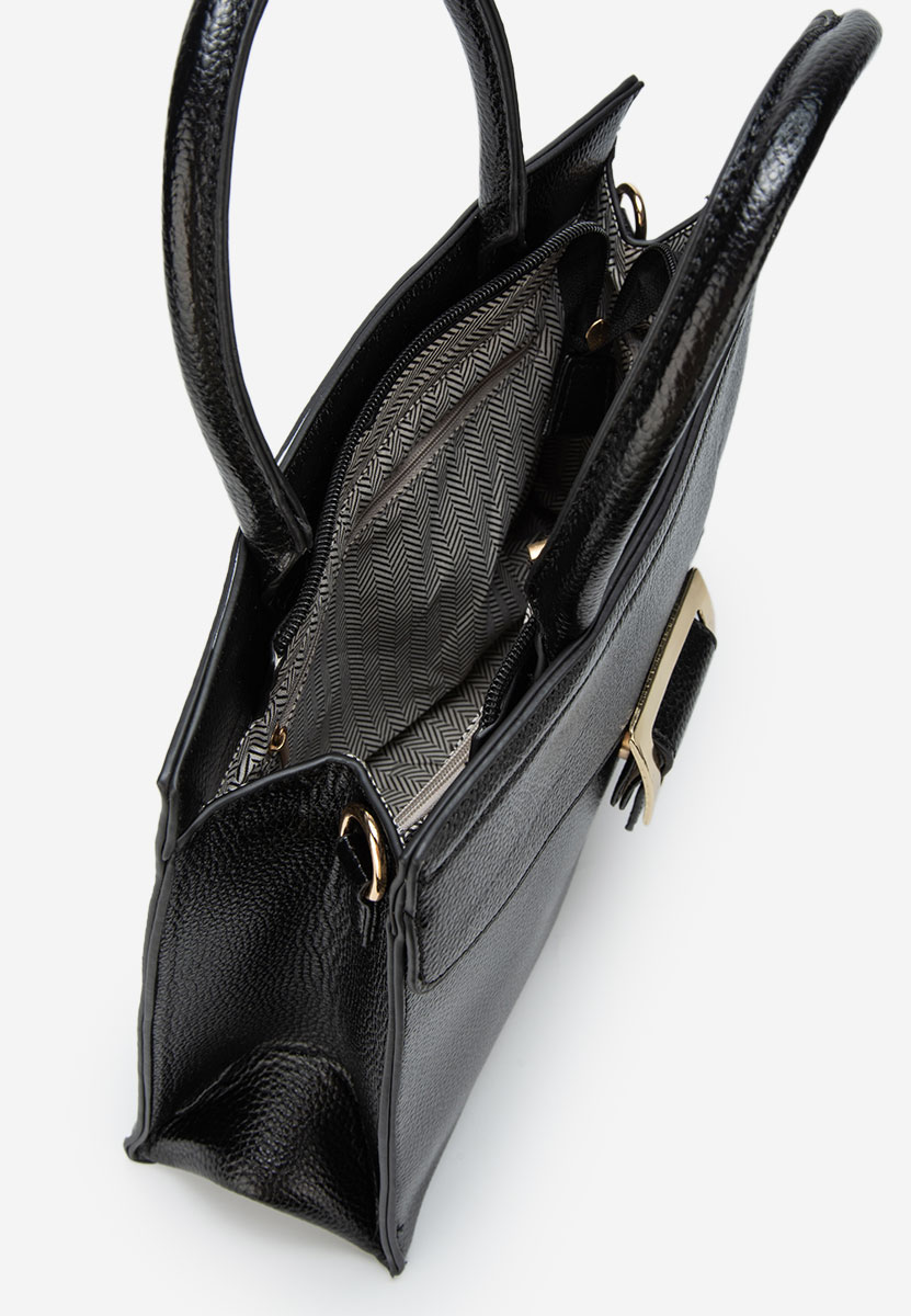 Czarna torebka do ręki Kanelia