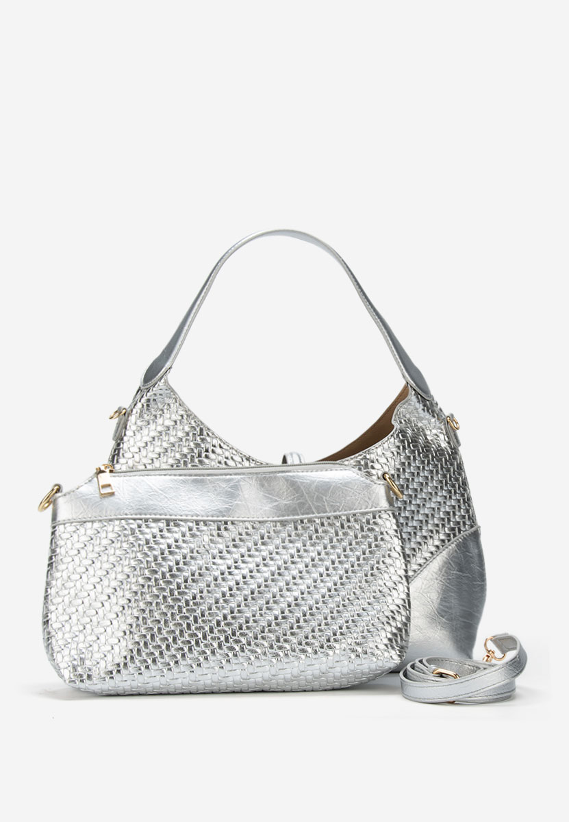 Srebrne torebka do ręki Wanda