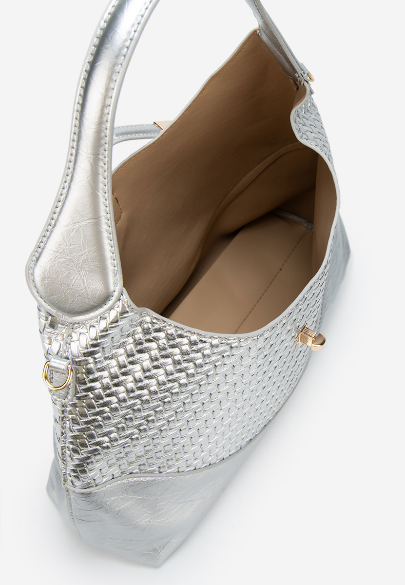 Srebrne torebka do ręki Wanda