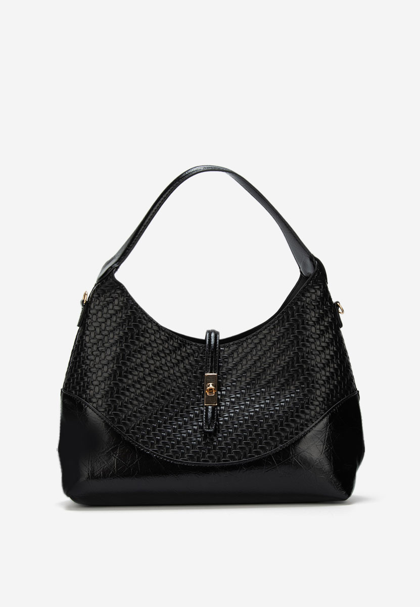 Czarna torebka do ręki Wanda