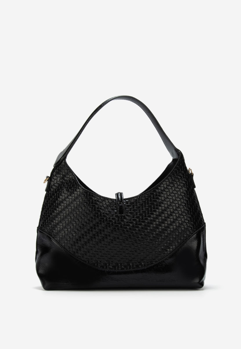 Czarna torebka do ręki Wanda