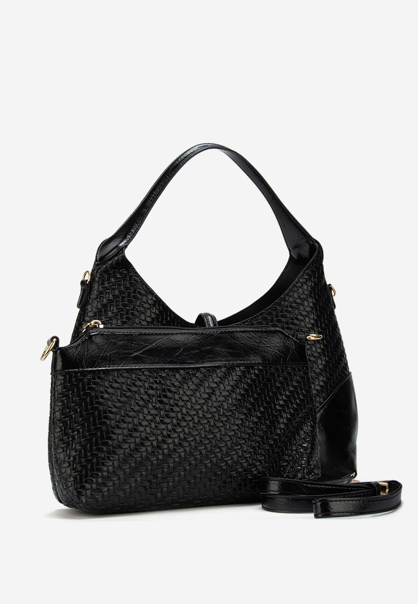 Czarna torebka do ręki Wanda