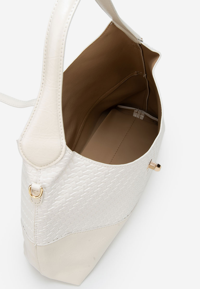 Białe torebka do ręki Wanda