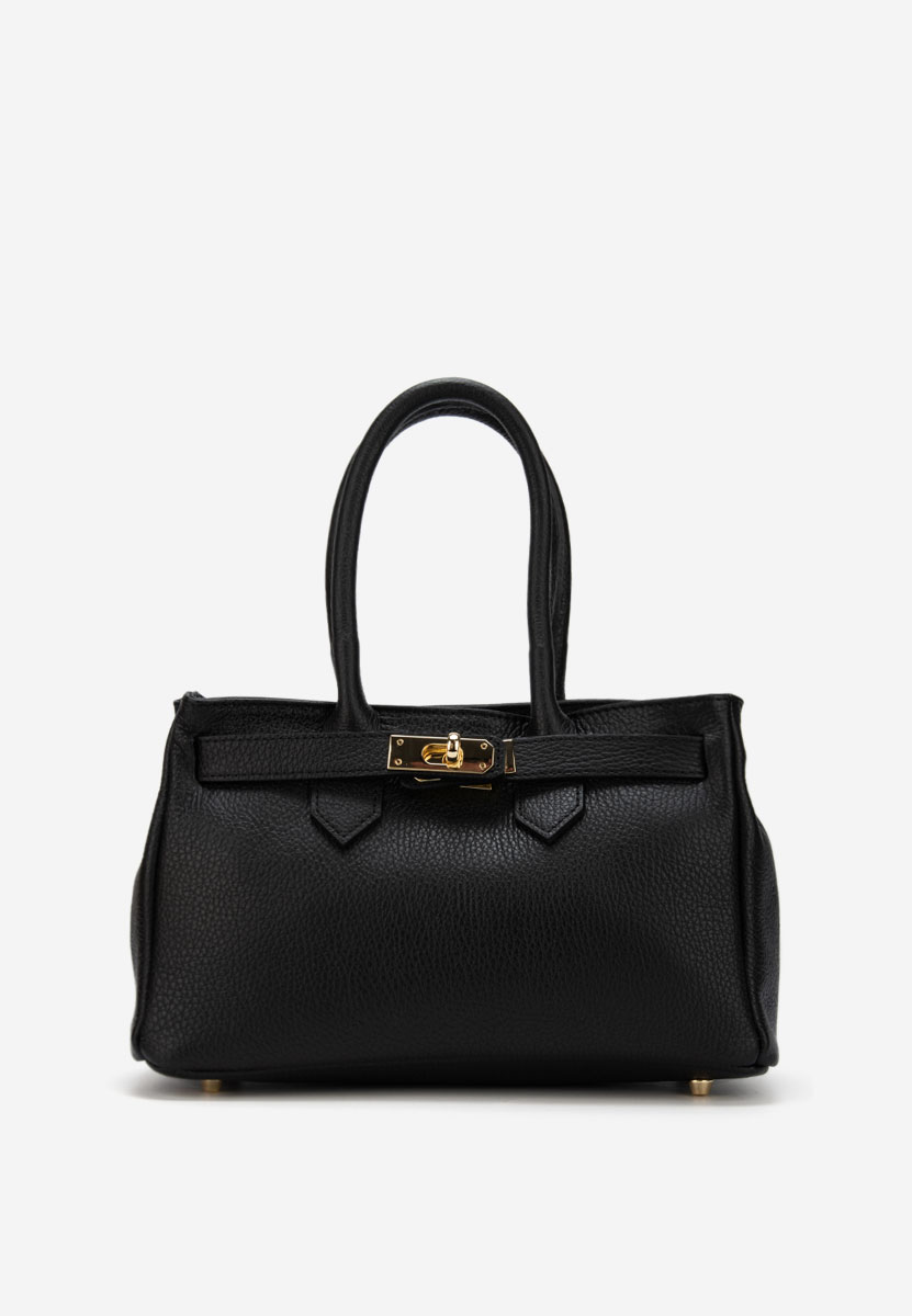 Czarna torebka do ręki Ayeria