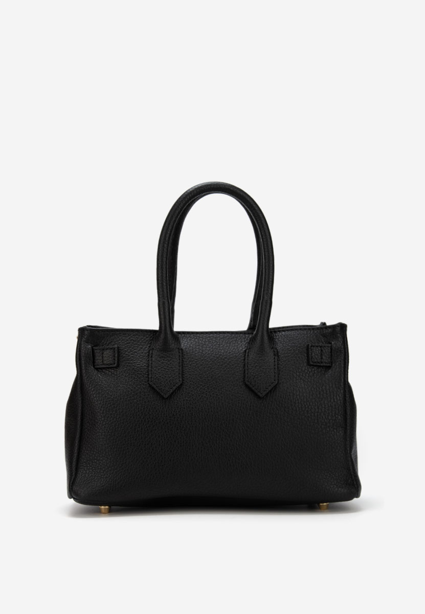 Czarna torebka do ręki Ayeria