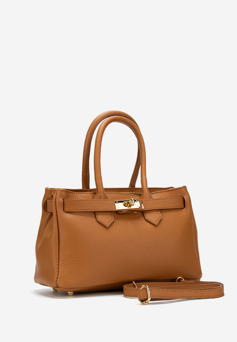 Camelowe torebka do ręki Ayeria